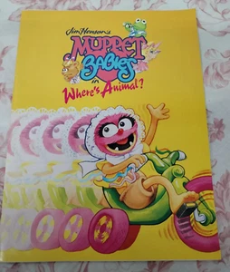 Vintage Muppet Babys In Where's Animal Buch  - Bild 1 von 6