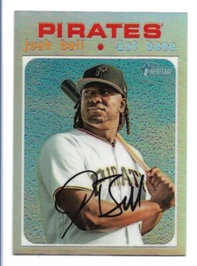 Josh Bell 2020 Topps Heritage Chrome Refractor #THC-422 #322/571 Pirates - Bild 1 von 2