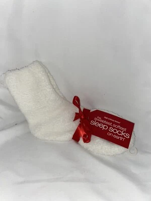 Nuevo con etiquetas Bath & Body Works Calcetín para dormir blanco más suave del mundo para mujer NUEVO Foto 1 de 2