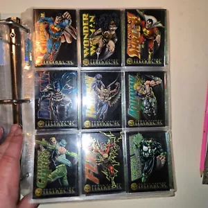 1995 DC LEGENDS POWER CHROME 150 BASE CARD SET - Picture 1 of 5