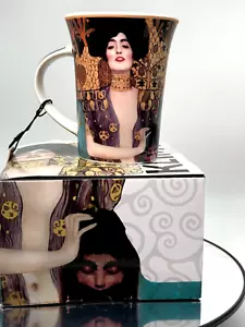 Porcelain Mug Collectible G Klimt Judith Boxed Carmani Gift - Picture 1 of 19