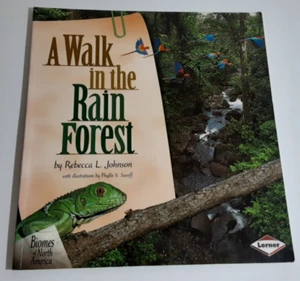 A Walk in the Rain Forest by Rebecca L. Johnson English Paperback Book Biomes - Picture 1 of 4