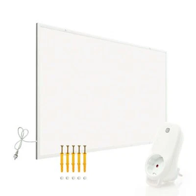 Wiltec Set Pannello radiante a infrarossi 400W Termostato Wifi Riscaldamento IR - Immagine 1 di 4