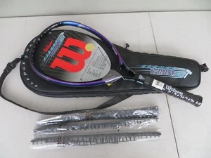 Wilson Sledge Hammer Tennis Racket (T6021) w/ Cover - 4 3/8" xtra Grommets - Picture 1 of 6