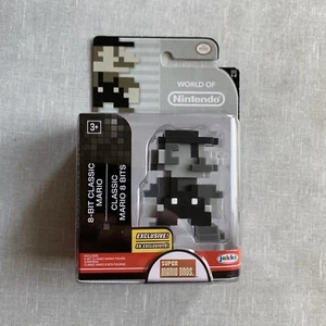 🔥World of Nintendo B&W 8-Bit Star Mario 2.5" JAKKS Walgreen's Series 1-1🔥 - Picture 1 of 1