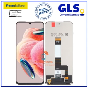 DISPLAY + TOUCH SCREEN ORIGINALE XIAOMI per REDMI NOTE 12R 23076RA4BC VETRO NERO - Foto 1 di 1