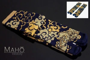 Japanese tabi split toe socks Clouds KUMO pattern geta kimono flip flops 25-27cm - Picture 1 of 3