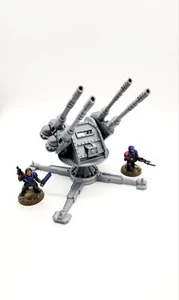 3d Printed SciFi Terrain Anti-Aircraft Flak Quad Gun For Tabletop Wargames - Picture 1 of 20