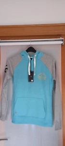 BNWT Hoodie, Size S, Grey & Blue, Beverly Hills Polo Club, Pockets, Cotton/poly - Picture 1 of 10