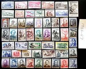 52 Czechoslovakia Stamps - Lot#85s 1956-1957 - Picture 1 of 1