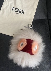 FENDI Monster Large Fur Key Ring or Bag Charm - Picture 1 of 5