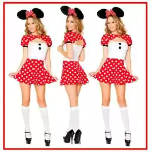 Niedliche Sinnlichkeit Fetisch Mickey Erotik Kostüm Maus Halloween Kostüm Outfit - Bild 1 von 1