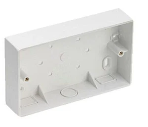 Bendex-Plastics SB2SCWH 2 gang (universal box) 32 mm deep white new - Bild 1 von 1