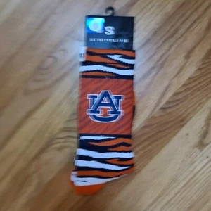 Brand New W/Tags Custom University Of Auburn Socks Made By Strideline - Picture 1 of 2