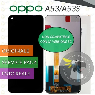 DISPLAY ORIGINALE OPPO A53 / A53S 4G CPH2127 CPH2131 CPH2135 CPH2139 LCD SCHERMO - Immagine 1 di 2