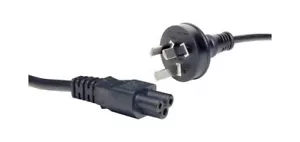 2m IEC C5 Cloverleaf Connector Power Cable to 240V Mains Plug - Picture 1 of 2