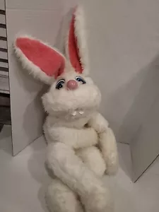 Vintage handgefertigt The Train Depot Handpuppe Hase Kaninchen Bildung Therapie spielen - Bild 1 von 15