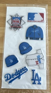 1980 MLB Los Angeles Dodgers 8 Puffy Sticker Set Imperial Toy Corp (1 fehlt) - Bild 1 von 3