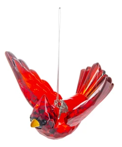 Ganz Crystal Expressions Acrylic Radiant Cardinal w/Charm - Picture 1 of 6