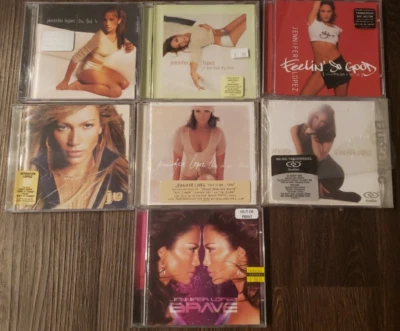 Jennifer Lopez 7 CD LOT On The 6 JLO Rebirth Brave DVD Feelin So Good If You Had Foto 1 de 4