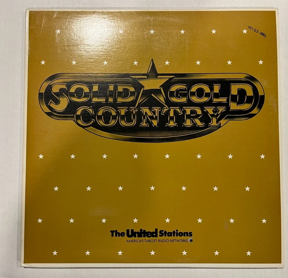 Solid Gold Country  10/05/1984  - Radio Station Music Show 3 LP Vinyl + - Image 1 of 4
