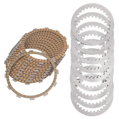 Kit de placas de embrague de acero de fricción 19 piezas para Kawasaki ZX1400 ZZR1400 ABS 2006-2017 Foto 1 de 4