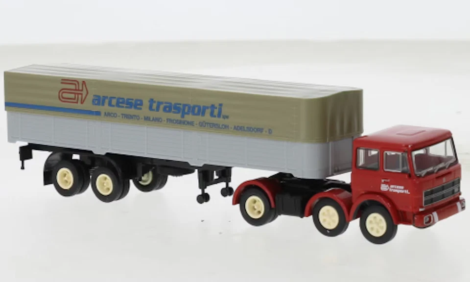 BREKINA 58580  Fiat 691 autoarticolato ''Arcese'', 1970 HO 1:87 - Immagine 1 di 1