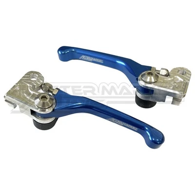 Yamaha PW 50 Aftermarket Minis Foldable And Adjustable Brake Lever Set. BLUE - Image 1 of 4