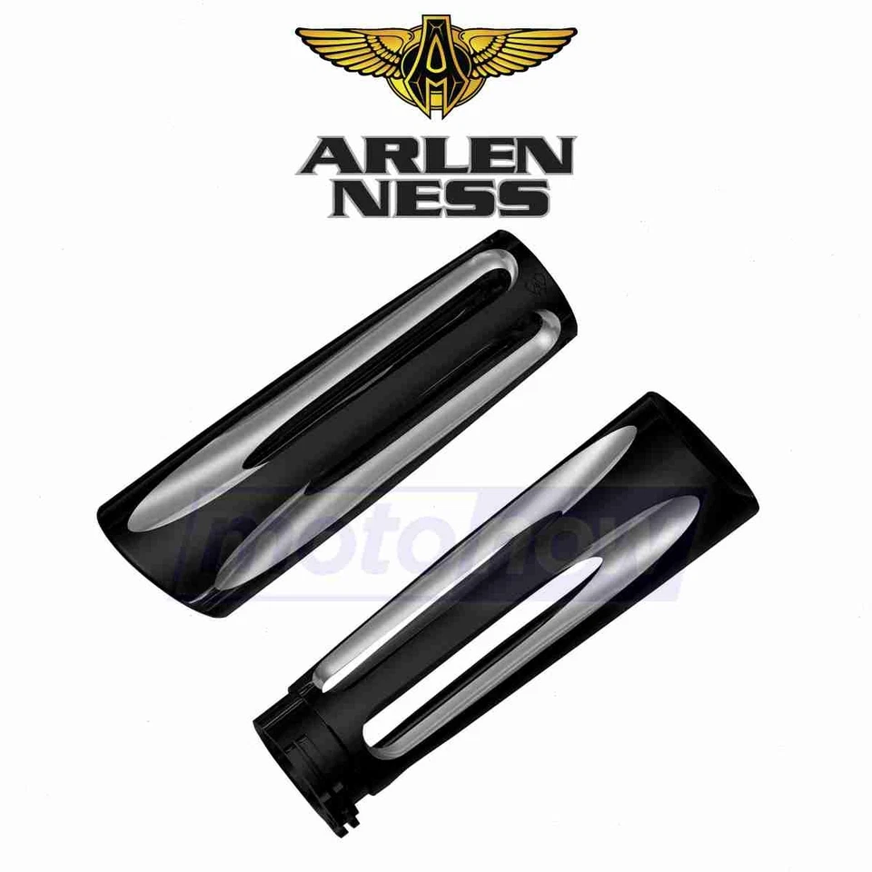 Arlen Ness Billet Grips for 1986-2010 Harley Davidson FXSTC Softail Custom - pk - Imagem 1 de 4