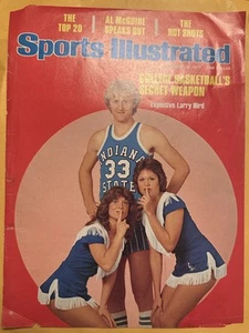 LARRY BIRD Indiana State Sports Illustrated Just Cover Newsstand Edition Rare - Picture 1 of 2