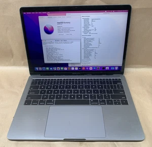 MacBook Pro A1708 2017, Intel i5-7360U@2,3GHz, 8GB RAM, 256GB SSD, Monterey - Bild 1 von 9