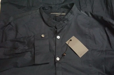 John Varvatos Navy Blue Slim Long Sleeved Button Up Shirt Sz M Brand New  - Image 1 of 4