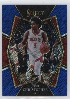 2021 Panini Select Premier Level Blue Shimmer Prizm Josh Christopher Rookie RC - Image 1 of 2