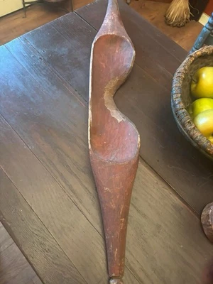 Portador de agua primitivo temprano. PINTURA ROJA ORIGINAL! Foto 1 de 2