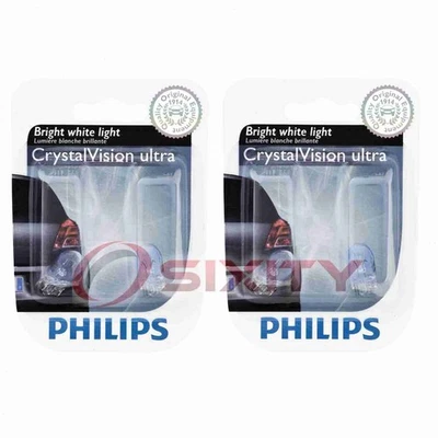 2 bombillas de mapa Philips para Ford Cougar Crown Victoria E-150 Econoline bl Foto 1 de 4