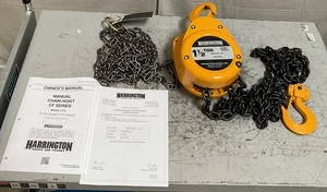 HARRINGTON CF015-10 Paranco manuale a catena 10 piedi tappo da 1,5 tonnellate - Foto 1 di 5