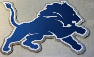 HUGE DETROIT LIONS IRON-ON PATCH - 9" x 9.5" - Picture 1 of 1