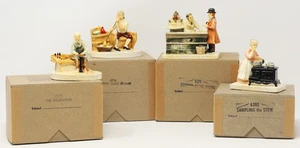 4 Sebastian Miniaturen Figuren Beruf Apotheker Glasbläser Koch Schuhmacher - Bild 1 von 19