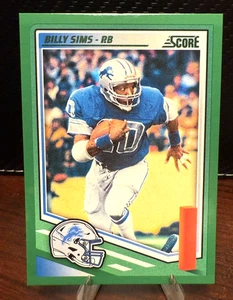 Billy Sims Green Parallel-2025 Panini Score #233 Detroit Lions NFL - Picture 1 of 2