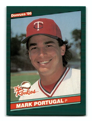 Mark Portugal 1986 Donruss The Rookies #44 Minnesota Twins NM-MINT - Image 1 of 2