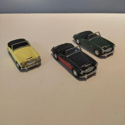 Kyosho AustinHealey 1/64 3Piece Diecast Car Set - Image 1 of 4