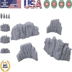 Versatile 3D Printed Rock Walls for RPG Enthusiasts - Customizable and Ready - Picture 1 of 10
