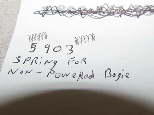 2 PART # 5903 & # P-600-014 N SCALE PICKUP SPRING  BY AHM RIVAROSSI LIMA NEW - Picture 1 of 2