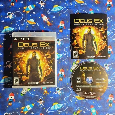 Deus Ex Human Revolution PS3 PlayStation 3 DD Complete CIB - (See Pics) - Image 1 of 4