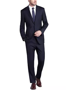 DTI GV Executive Mens Two Button Suit Modern Fit Blazer Jacket Pants 2 - Picture 1 of 3