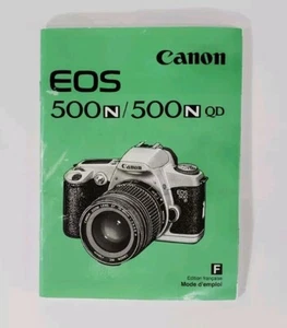 Canon EOS 500N 500NQD Cámara Manual del Propietario 1996 SOLO FRANCÉS - Imagen 1 de 2