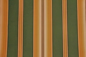 Discount Fabric DRAPERY Green & Yellow Stripe Home Decor & Drapery - Picture 1 of 1