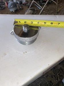 Oldtimer Akron Schlauch Feuerwehrauto Messing Chromkappe - Bild 1 von 5