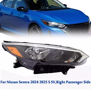 For 2024-2025 Nissan Sentra S/SV Models Right Passenger Side Halogen Headlight - Picture 1 of 10