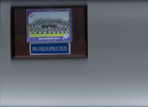 1993 INDIANAPOLIS COLTS PLAQUE FOOTBALL NFL   C Cover